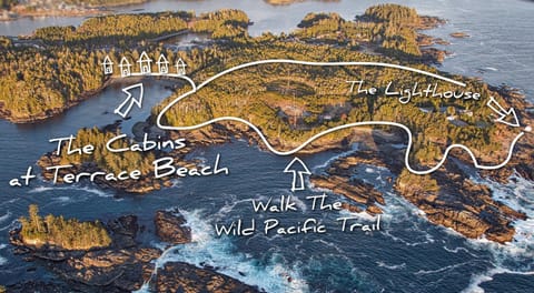 The Cabins at Terrace Beach Cabin in Ucluelet