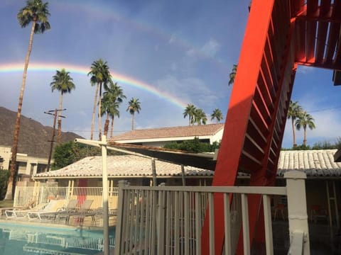 Property building, Natural landscape, Mountain view, Pool view, Swimming pool