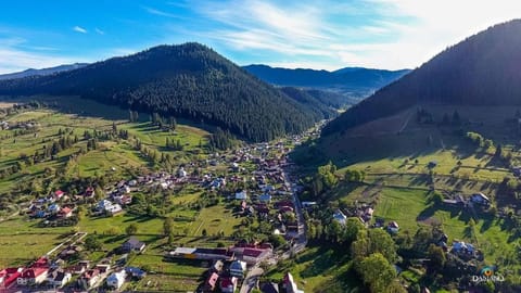 Property building, Natural landscape, Bird's eye view, Mountain view