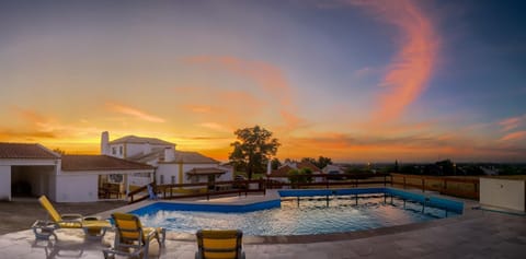 Pool view, Swimming pool, Swimming pool, Sunset