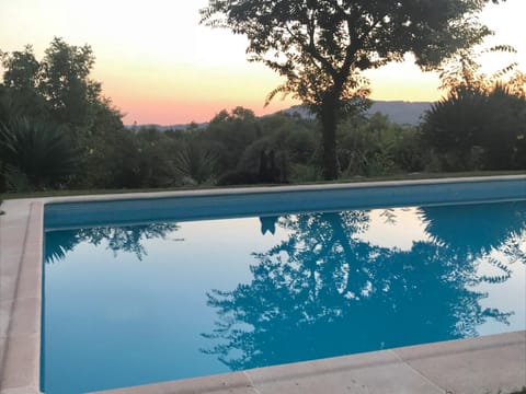 Swimming pool, Swimming pool, Sunset