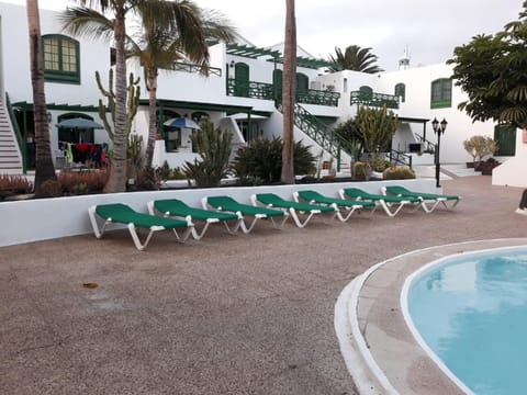 Pool view, sunbed