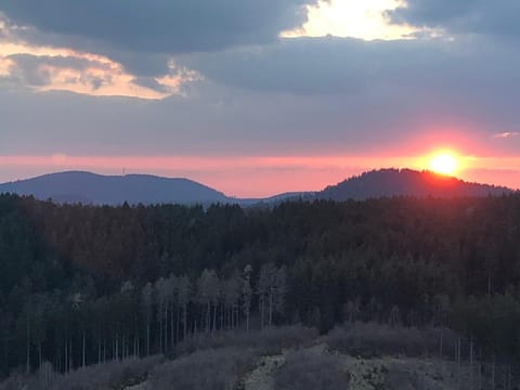 Natural landscape, Hiking, Mountain view, Sunset