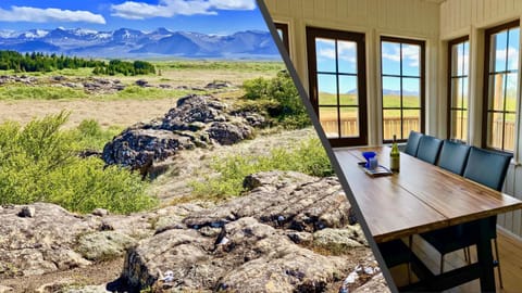 Natural landscape, Dining area, Mountain view