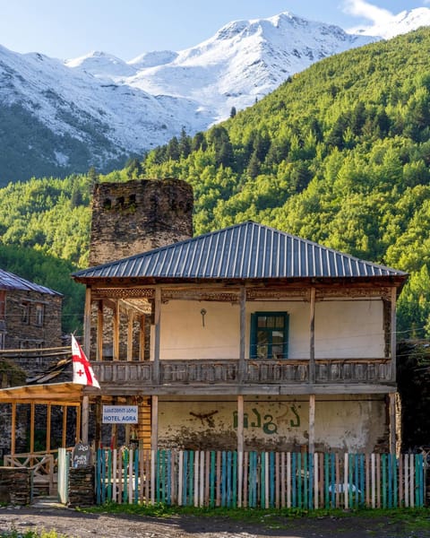 Property building, Spring, Natural landscape, View (from property/room), Landmark view, Mountain view