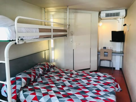 Photo of the whole room, bunk bed