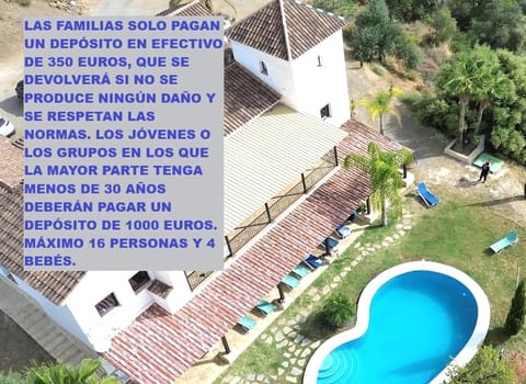 Private Mansion 7 bedroom, 6 bathrooms & private pool with spectacular views over entire Costa del Sol 'SAN JACINTO' House in Sierra de las Nieves