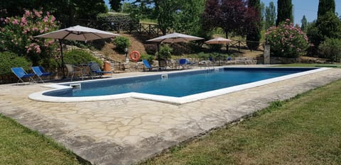Pool view, Swimming pool, sunbed