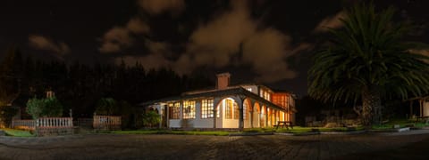 Patio, Facade/entrance, Off site, Night, Summer, Garden, Lobby or reception, Garden view, Pool view, Swimming pool