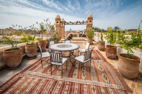Patio, City view
