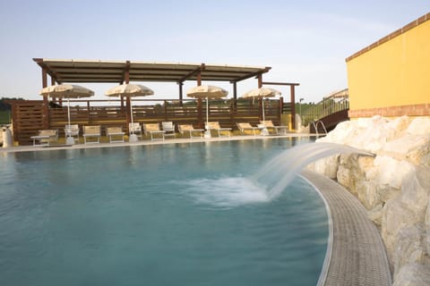 Swimming pool, Swimming pool, Sunset