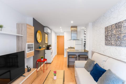 Kitchen or kitchenette, Living room