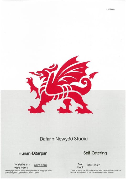 Dafarn Newydd Studio Vacation rental in Wales
