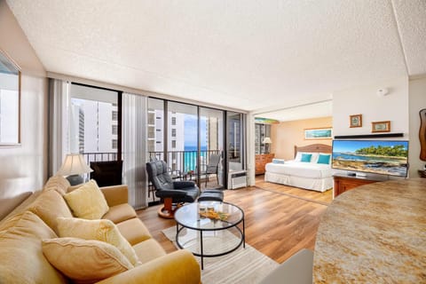 Living room, Bedroom, Sea view