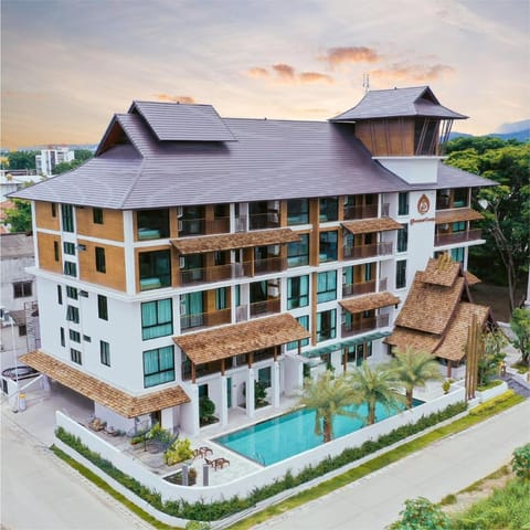 Property building, Day, Pool view