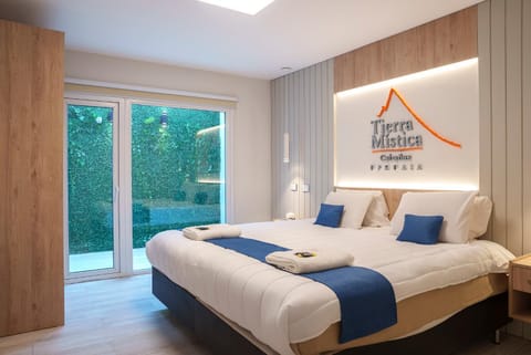 Bed, Property logo or sign, Bedroom