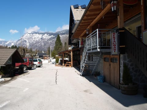Property building, Facade/entrance, Day, Parking