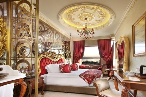 Bed, Photo of the whole room, Bedroom, Sea view