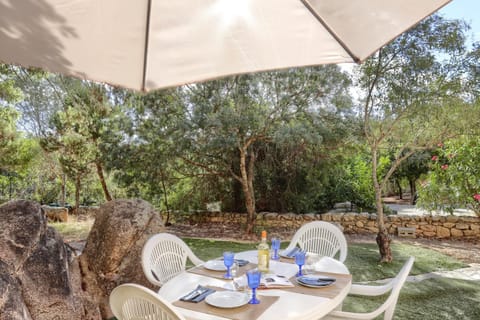 Dining area, sunbed