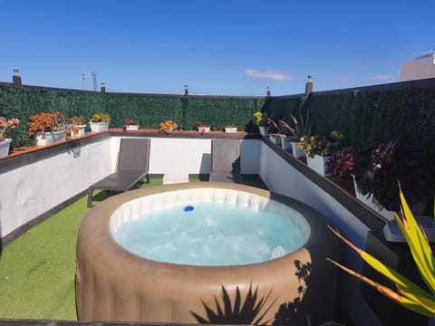 Property building, Living room, Swimming pool