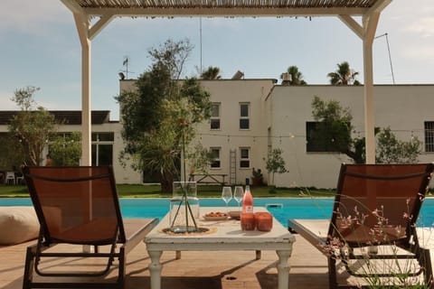 Property building, Pool view, Swimming pool, sunbed