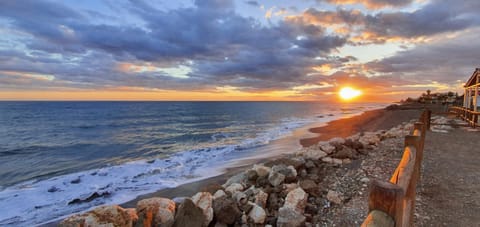 Property building, Beach, Hiking, Sunset
