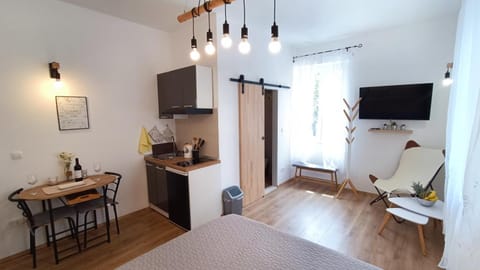 Kitchen or kitchenette, Seating area, Dining area