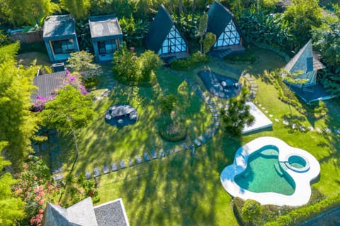 Property building, Day, Natural landscape, Garden view, Swimming pool