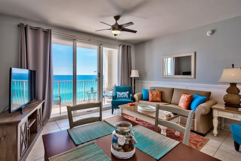 Living room, Seating area, Sea view