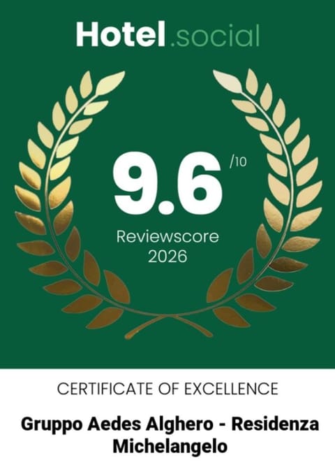 Gruppo Aedes Alghero, Residenza Michelangelo - 500 mt dalla spiaggia Apartment in Alghero