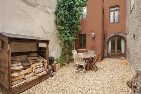 Property building, Patio, Garden, sunbed