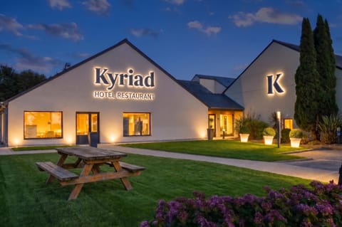 Property building, Night, Property logo or sign