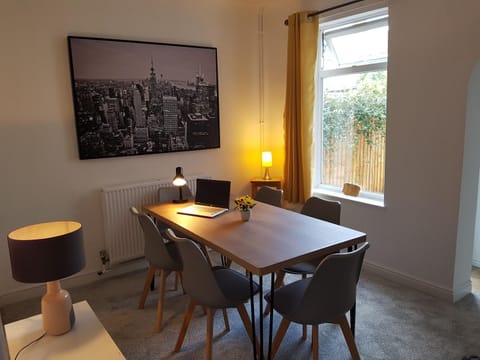 Stylish living with considered workspace Apartment in Norwich