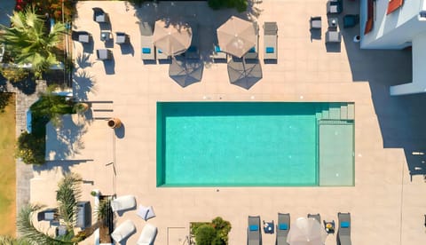Day, Bird's eye view, Pool view, Swimming pool, sunbed