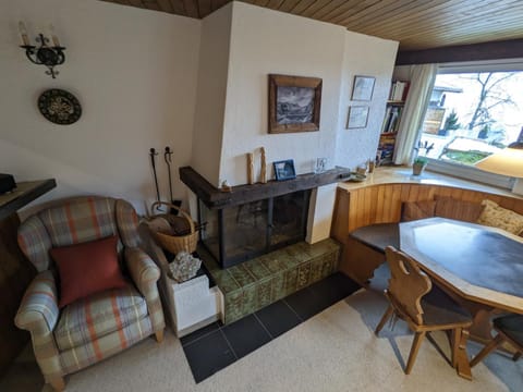 Living room, Dining area, flat iron