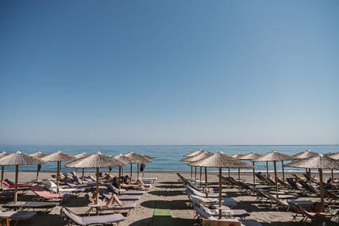 Beach, Sea view, sunbed