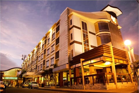 Property building, Sunset