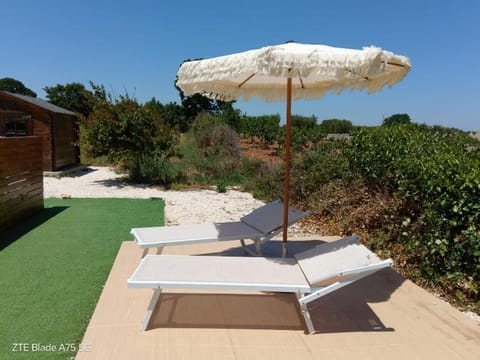 Natural landscape, sunbed