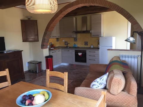 Kitchen or kitchenette, Living room, Dining area