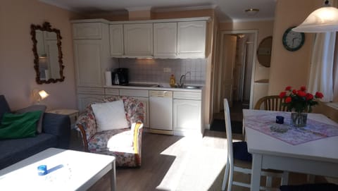 Kitchen or kitchenette, Living room, Dining area