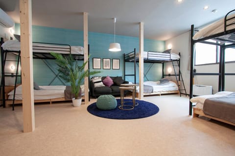 Photo of the whole room, bunk bed