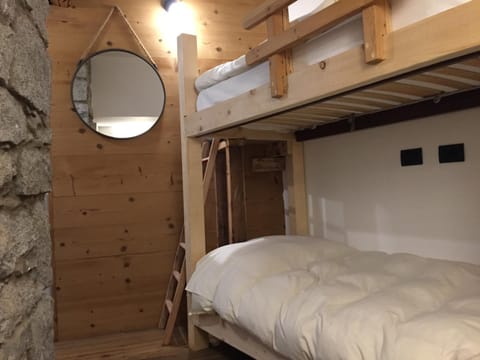 Bed, Decorative detail, bunk bed