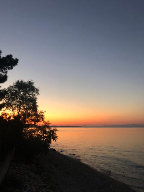 Natural landscape, Beach, Sea view, Sunset