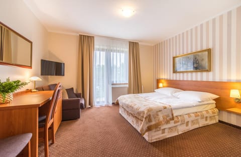 Bed, TV and multimedia, Living room, Photo of the whole room, Bedroom