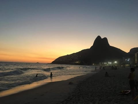 Natural landscape, Beach, Sunset
