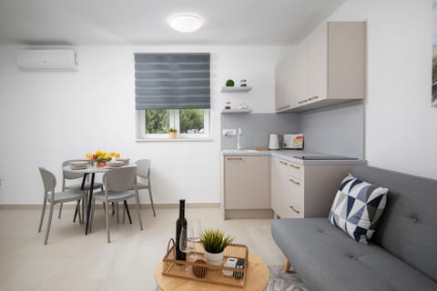 Kitchen or kitchenette, Living room, air conditioner