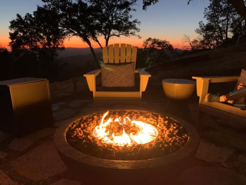 Seating area, Sunset