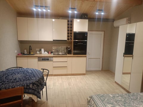 Kitchen or kitchenette, Dining area, dishwasher, oven