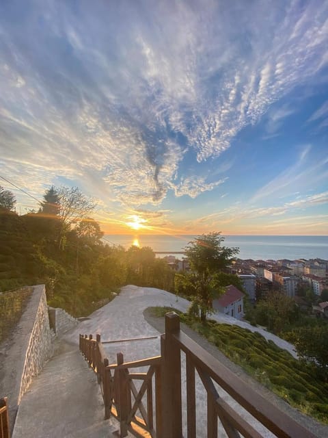 View (from property/room), Balcony/Terrace, Sea view, Sunset