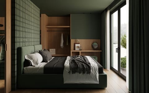 Photo of the whole room, Bedroom